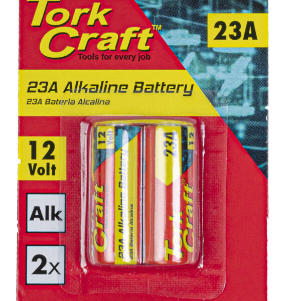 BATTERY 23A 12V ALKALINE 2 PACK CARDED