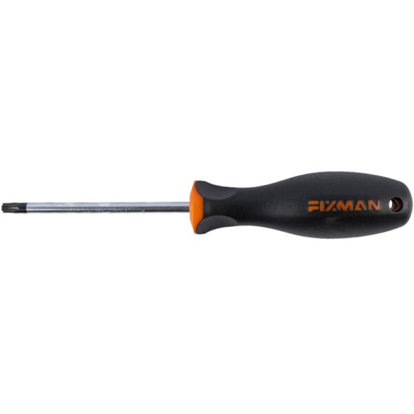 FIXMAN S/DRIVER TORX  T30  6X100MM CRV WITH ERGONOMIC HANDLE