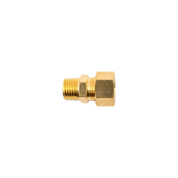 BRASS CONICAL STR. 10MM X 1/4' M